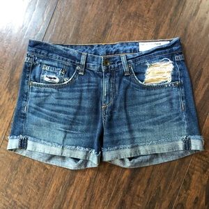 Rag & Bone Relaxed Denim Shorts Size 25